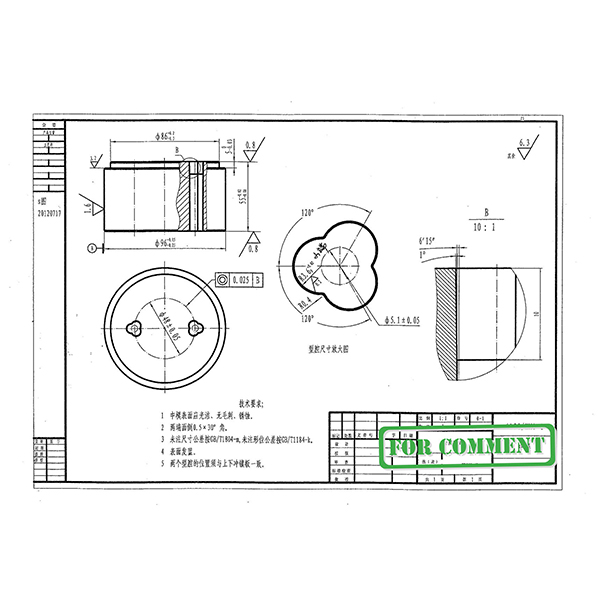 customized precision die for moulding product-MWMECHPARTS